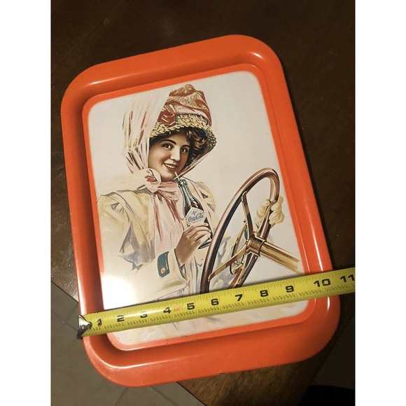 vintage original coca cola serving tray Girl in dister - Picture 6 of 6